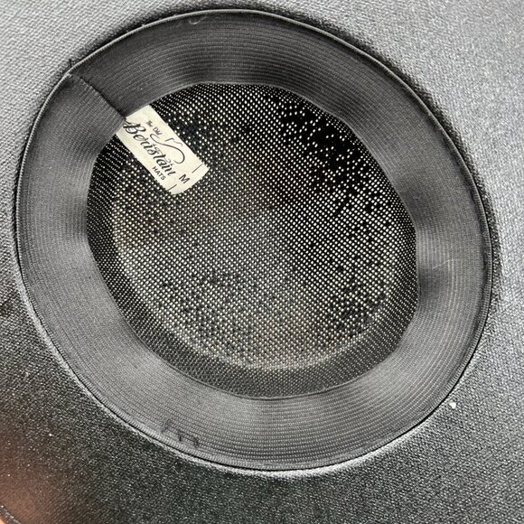 The Old Beristain Western Flat Top Cowboy Hat Wide Brim Straw Luxury Style Black - Picture 10 of 10